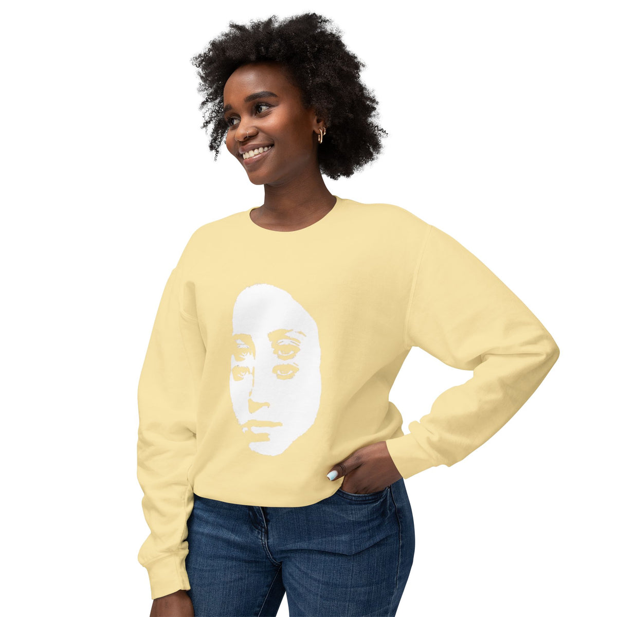 Minimalist Face Portrait Sweatshirt
